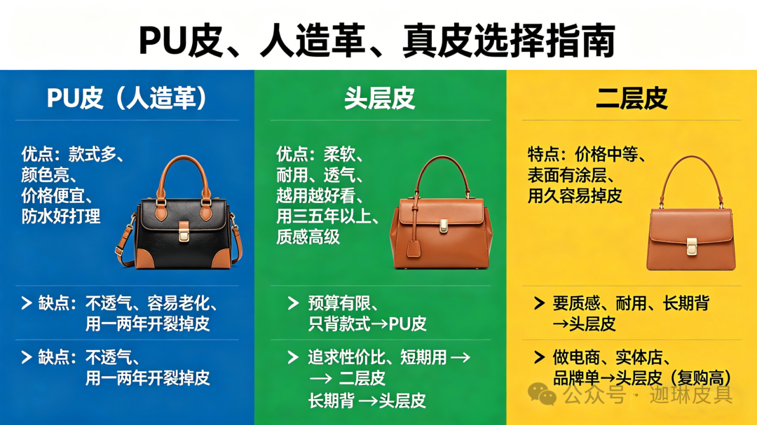 How to choose between PU leather, artificial leather, and real leather?插图4