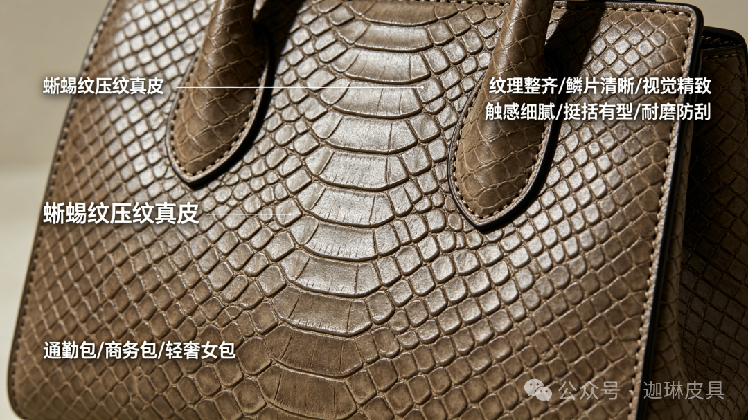 What makes the lizard-pattern leather so premium? The factory director reveals the secrets of the “evergreen style” of light luxury bags插图 What makes the lizard-pattern leather so premium? The factory director reveals the secrets of the “evergreen style” of light luxury bags插图